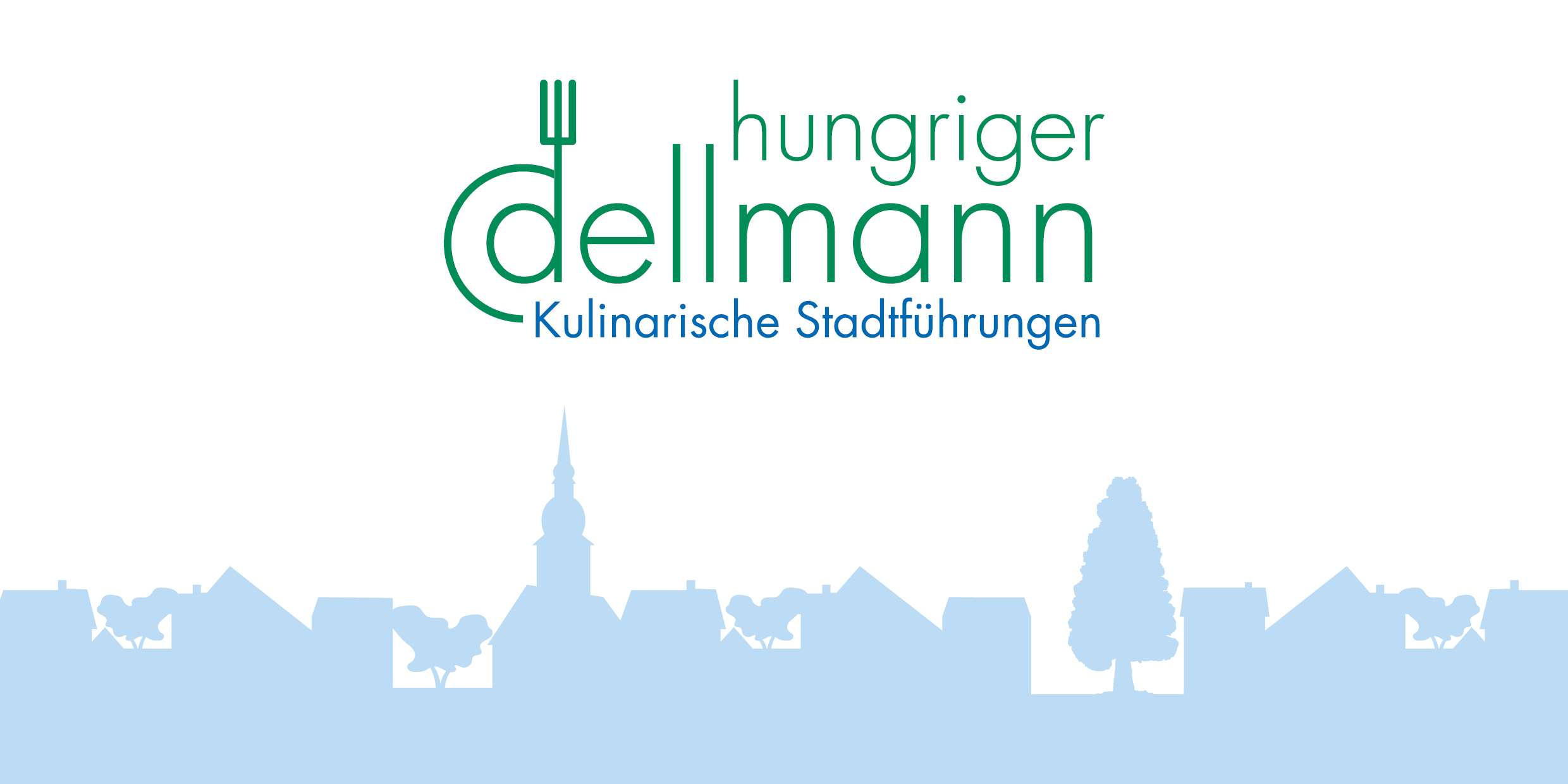 Flyer-Titel Hungriger Dellmann – Kulinarische Stadtführungen